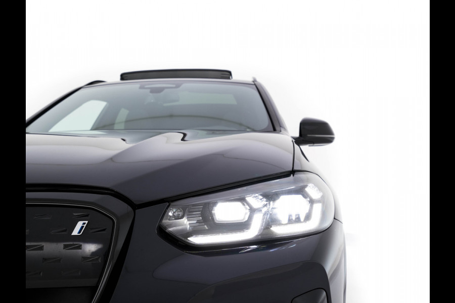 BMW iX3 High Executive 80 kWh [ 3-Fase ] (INCL.BTW) Aut. *PANO | HEAD-UP | LEATHER | ADAPTIVE-CRUISE | FULL-LED | HARMAN/KARDON | TOP-VIEW | BLIND-SPOT | DIGI-COCKPIT | HEATED-COMFORTSEATS | DAB+ | NAVI-FULLMAP | 20''ALU*
