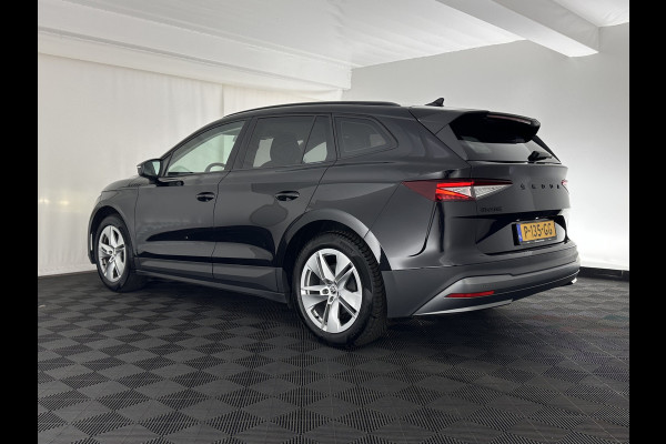 Škoda ENYAQ iV 60 [ 3-Fase ] (INCL-BTW) *LEATHER-FABRIC | FULL-LED | DIGI-COCKPIT | CAMERA | KEYLESS | NAVI-FULLMAP | AMBIENT-LIGHT | ECC | HEATED-COMFORTSEATS | PRIVACY-GLASS | DAB+ | PDC | CRUISE | 19"ALU*