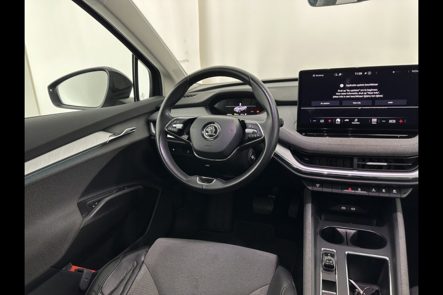 Škoda ENYAQ iV 60 [ 3-Fase ] (INCL-BTW) *LEATHER-FABRIC | FULL-LED | DIGI-COCKPIT | CAMERA | KEYLESS | NAVI-FULLMAP | AMBIENT-LIGHT | ECC | HEATED-COMFORTSEATS | PRIVACY-GLASS | DAB+ | PDC | CRUISE | 19"ALU*
