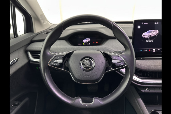 Škoda ENYAQ iV 60 [ 3-Fase ] (INCL-BTW) *LEATHER-FABRIC | FULL-LED | DIGI-COCKPIT | CAMERA | KEYLESS | NAVI-FULLMAP | AMBIENT-LIGHT | ECC | HEATED-COMFORTSEATS | PRIVACY-GLASS | DAB+ | PDC | CRUISE | 19"ALU*
