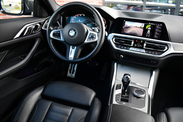 BMW 4 Serie Coupé 420i M-Sport | NL-auto | Dravitgrau | 19inch | Laser | El-klep