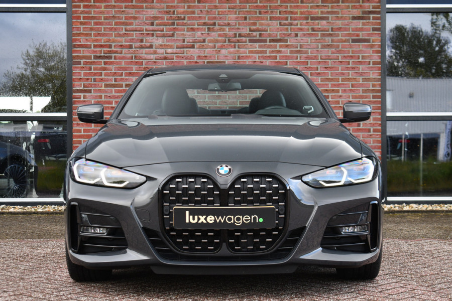 BMW 4 Serie Coupé 420i M-Sport | NL-auto | Dravitgrau | 19inch | Laser | El-klep