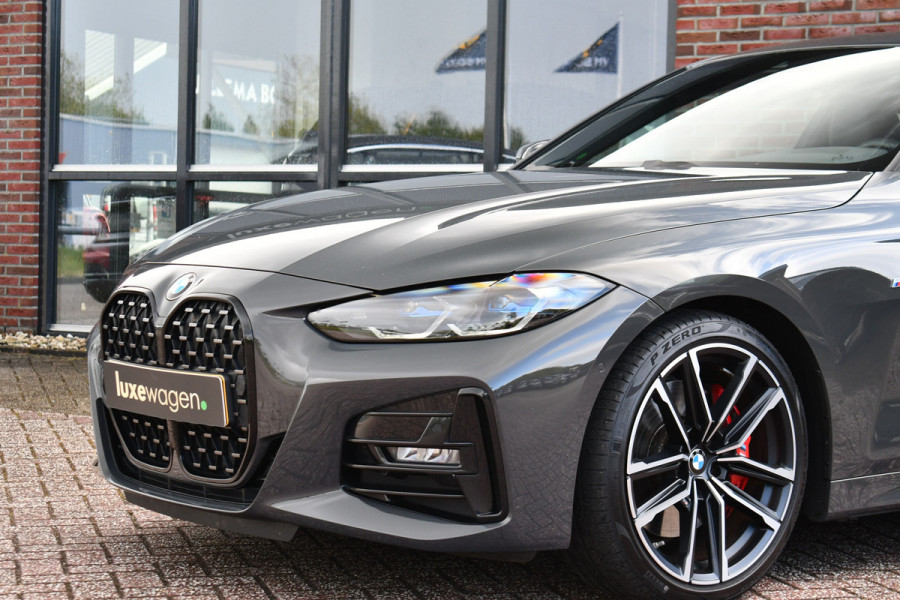 BMW 4 Serie Coupé 420i M-Sport | NL-auto | Dravitgrau | 19inch | Laser | El-klep