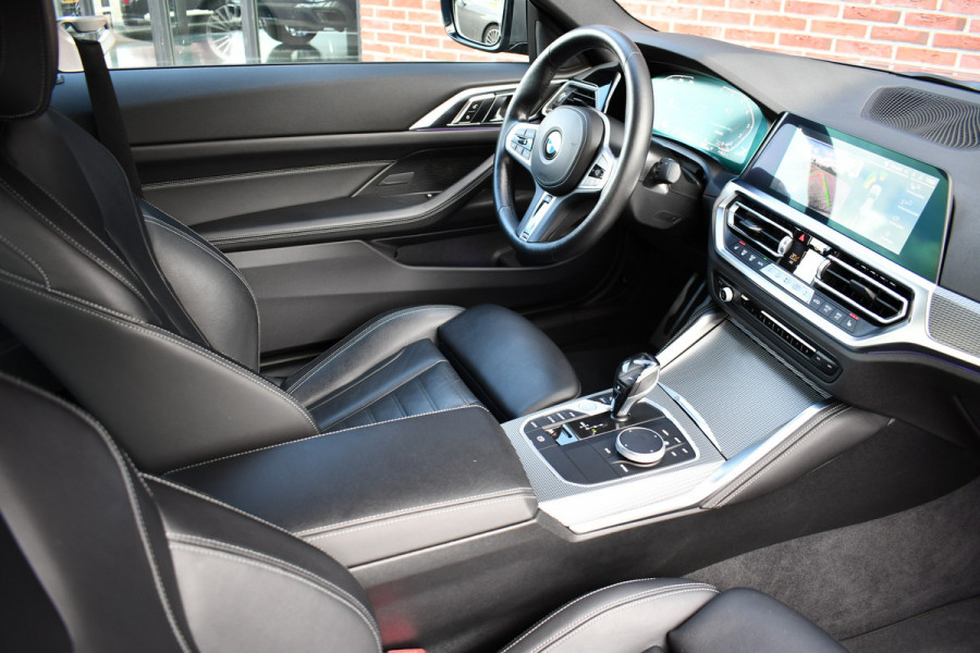 BMW 4 Serie Coupé 420i M-Sport | NL-auto | Dravitgrau | 19inch | Laser | El-klep