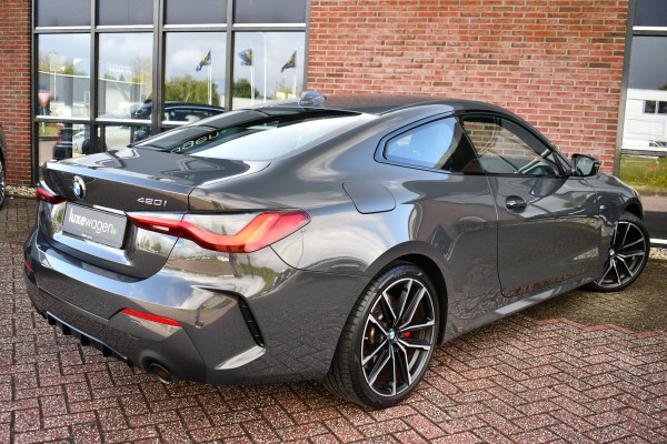BMW 4 Serie Coupé 420i M-Sport | NL-auto | Dravitgrau | 19inch | Laser | El-klep
