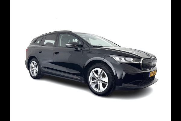 Škoda ENYAQ iV 60 [ 3-Fase ] (INCL-BTW) *LEATHER-FABRIC | FULL-LED | DIGI-COCKPIT | CAMERA | KEYLESS | NAVI-FULLMAP | AMBIENT-LIGHT | ECC | HEATED-COMFORTSEATS | PRIVACY-GLASS | DAB+ | PDC | CRUISE | 19"ALU*
