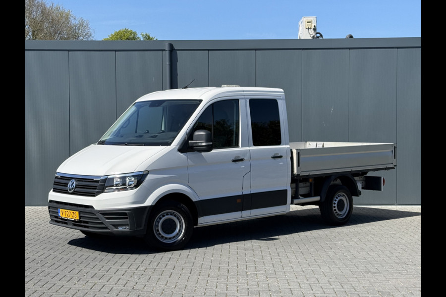Volkswagen Crafter 2.0 TDI 102 PK / PICK UP / 1e EIG. / TREKHAAK / AIRCO / OPEN LAADBAK / 2.500 KG AHG / 3-ZITS / APPLE CARPLAY