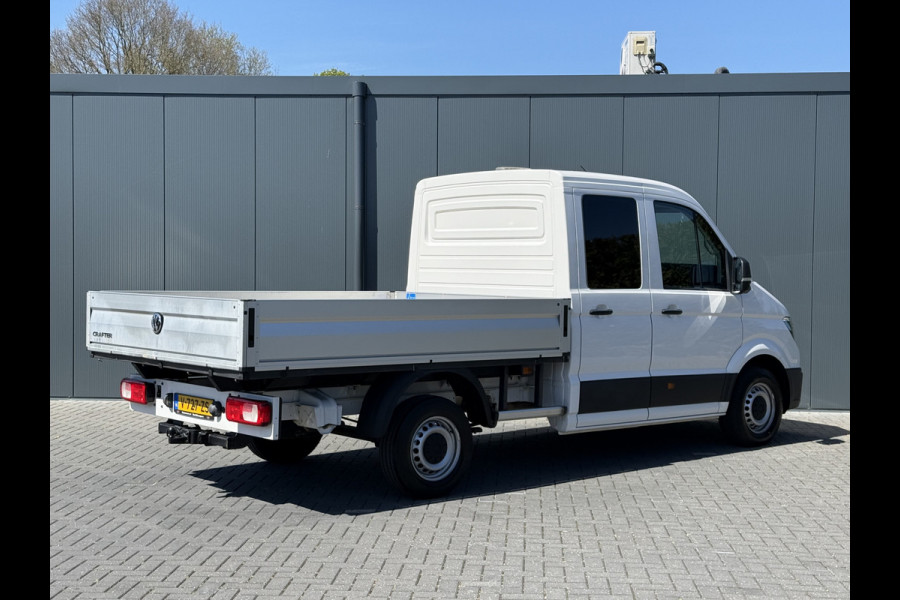 Volkswagen Crafter 2.0 TDI 102 PK / PICK UP / 1e EIG. / TREKHAAK / AIRCO / OPEN LAADBAK / 2.500 KG AHG / 3-ZITS / APPLE CARPLAY