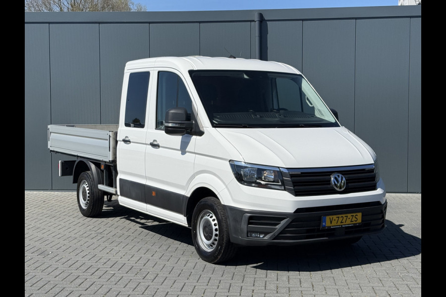 Volkswagen Crafter 2.0 TDI 102 PK / PICK UP / 1e EIG. / TREKHAAK / AIRCO / OPEN LAADBAK / 2.500 KG AHG / 3-ZITS / APPLE CARPLAY