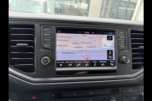 Volkswagen Crafter 35 2.0 TDI 177pk L3H3 ( L2H2 ) DC 6 persoons Comfortline / euro 6 / bpm vrij / vaste prijs rijklaar € 31.950 ex btw / lease vanaf € 521 / airco / cruise / grijs metallic !
