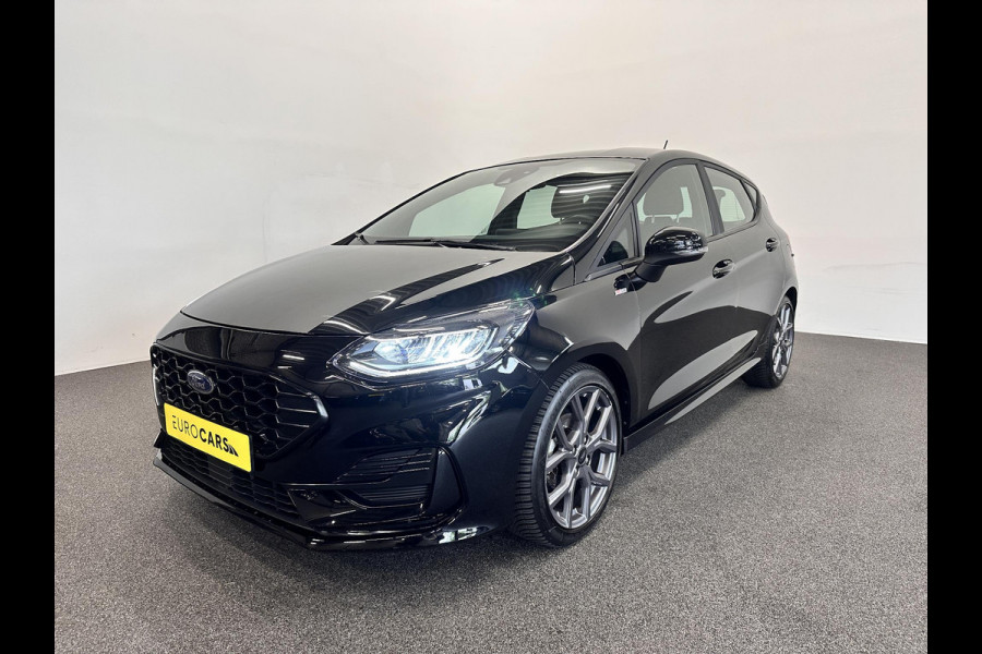 Ford Fiesta 1.0 EcoBoost Hybrid ST-Line Facelift! Airco ECC Navi Carplay PDC + Camera Achter LM Velgen 17" Full LED Keyless Stoel/Stuurwielverwarming