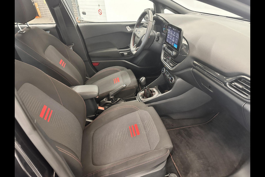 Ford Fiesta 1.0 EcoBoost Hybrid ST-Line Facelift! Airco ECC Navi Carplay PDC + Camera Achter LM Velgen 17" Full LED Keyless Stoel/Stuurwielverwarming