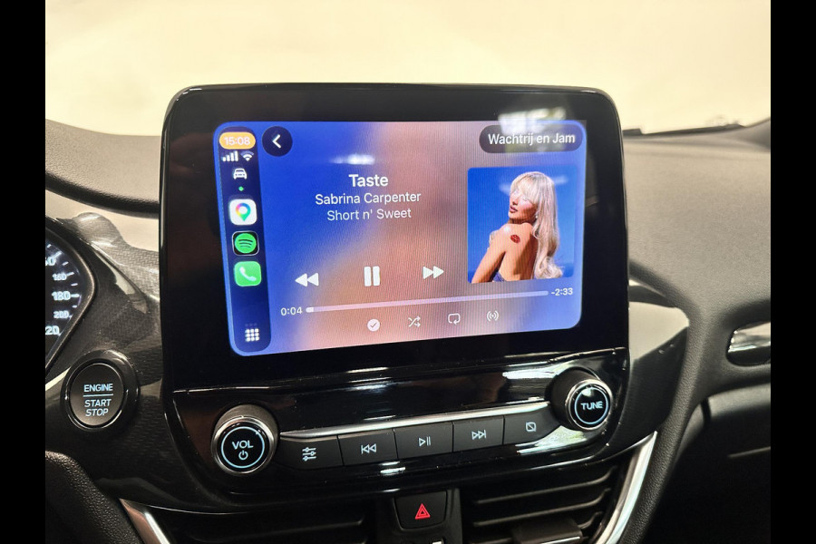 Ford Fiesta 1.0 EcoBoost Hybrid ST-Line Facelift! Airco ECC Navi Carplay PDC + Camera Achter LM Velgen 17" Full LED Keyless Stoel/Stuurwielverwarming