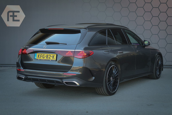 Mercedes-Benz E-Klasse Estate 300 e AMG Line | AIRMATIC | BURMESTER 4D | HYPERSCREEN | ADAPTIVE | STOELVERWARMING & VERKOELING & MASSAGE | STUURVERWARM MULTICONTOUR ZETELS | HEAD UP | DUBBEL GLAS | AC+DC LADEN | VERLICHTE GRILLE |  TREKHAAK | 360 CAMERA | 300e