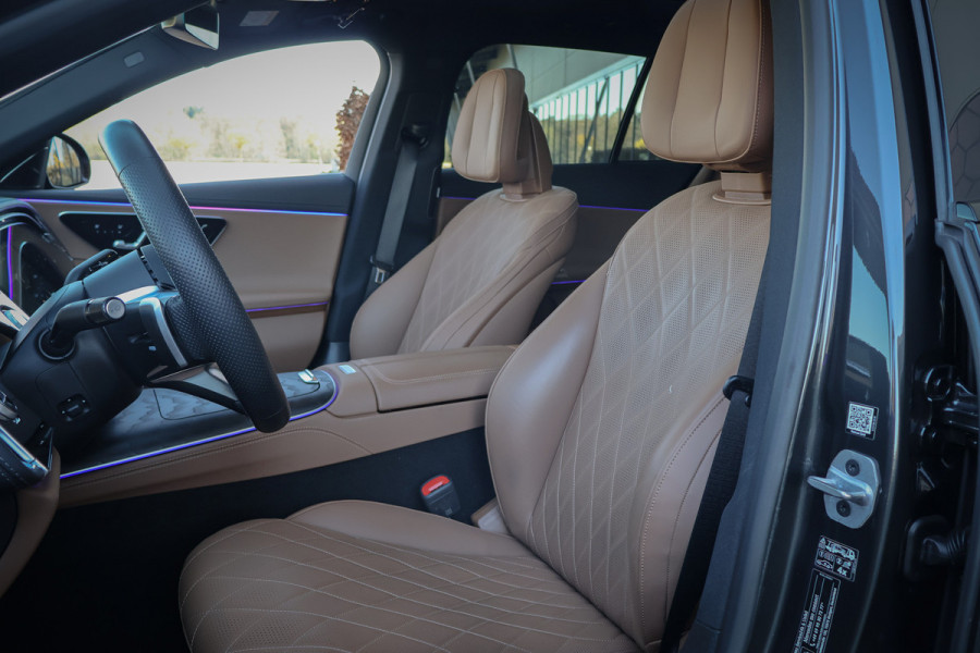 Mercedes-Benz E-Klasse Estate 300 e AMG Line | AIRMATIC | BURMESTER 4D | HYPERSCREEN | ADAPTIVE | STOELVERWARMING & VERKOELING & MASSAGE | STUURVERWARM MULTICONTOUR ZETELS | HEAD UP | DUBBEL GLAS | AC+DC LADEN | VERLICHTE GRILLE |  TREKHAAK | 360 CAMERA | 300e