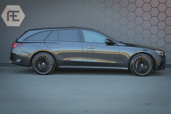 Mercedes-Benz E-Klasse Estate 300 e AMG Line | AIRMATIC | BURMESTER 4D | HYPERSCREEN | ADAPTIVE | STOELVERWARMING & VERKOELING & MASSAGE | STUURVERWARM MULTICONTOUR ZETELS | HEAD UP | DUBBEL GLAS | AC+DC LADEN | VERLICHTE GRILLE |  TREKHAAK | 360 CAMERA | 300e