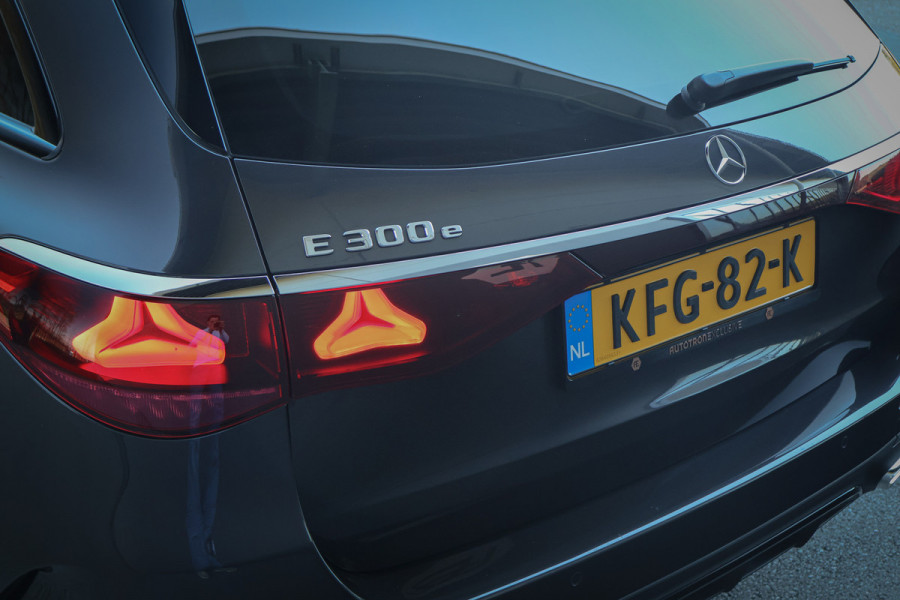 Mercedes-Benz E-Klasse Estate 300 e AMG Line | AIRMATIC | BURMESTER 4D | HYPERSCREEN | ADAPTIVE | STOELVERWARMING & VERKOELING & MASSAGE | STUURVERWARM MULTICONTOUR ZETELS | HEAD UP | DUBBEL GLAS | AC+DC LADEN | VERLICHTE GRILLE |  TREKHAAK | 360 CAMERA | 300e