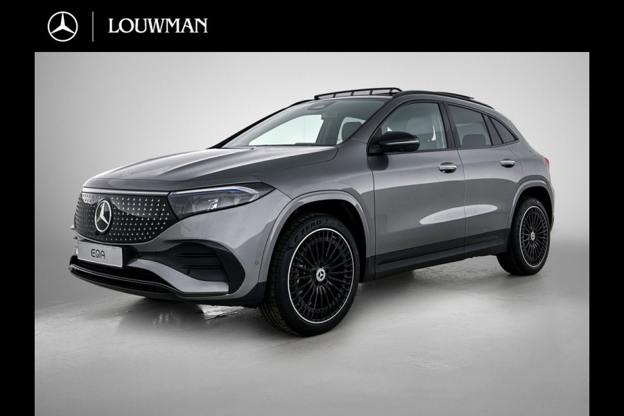 Mercedes-Benz EQA 250+ Business Solution AMG 71 kWh | Premium pakket | Nightpakket | DISTRONIC | Panoramaschuifdak | 360° camera | 20 inch multispaaks lichtmetalen velgen | Burmester Surround Sound |
