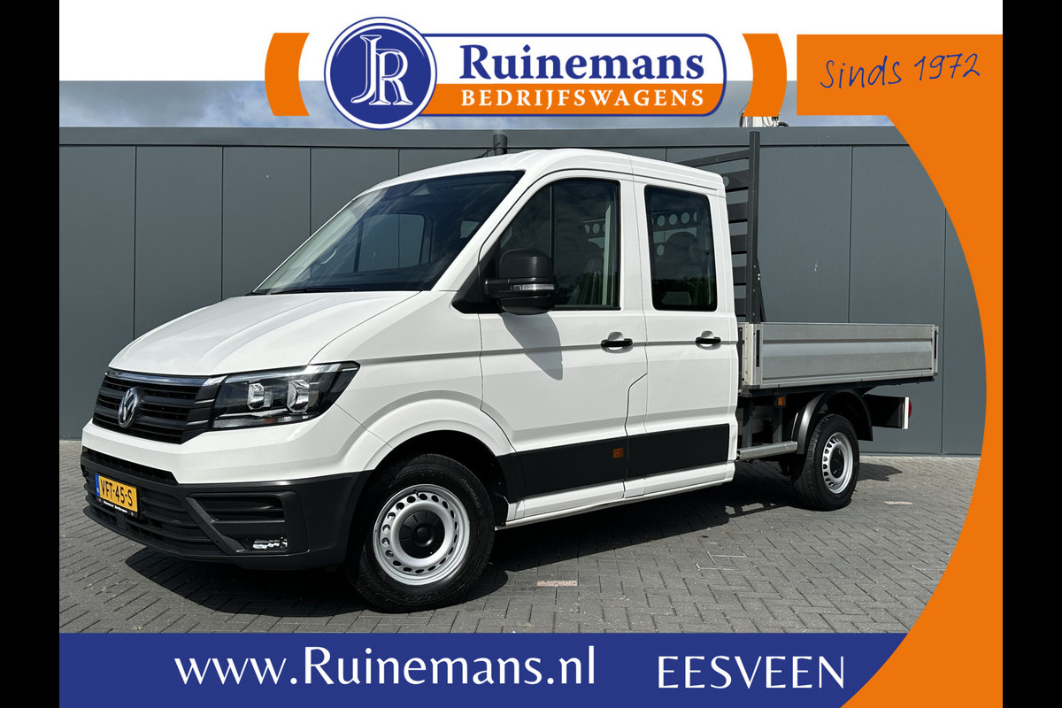 Volkswagen Crafter 35 2.0 TDI 141 PK / 1e EIG. / PICK UP / DUBBELE CABINE / 3 TONS TREKHAAK / 7 PERSOONS / AIRCO / CRUISE