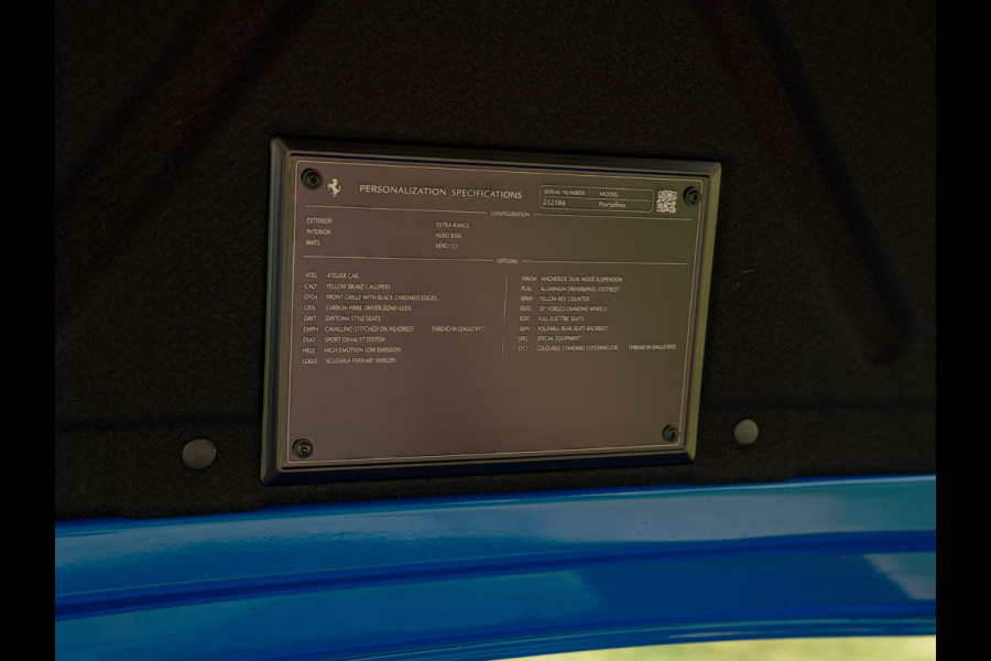 Ferrari Portofino | Atelier Car | Blu Corsa | Daytona Seats | Carbon Driver Zone