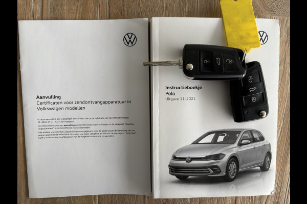 Volkswagen Polo 1.0 TSI Life Airco -  Apple carplay - Navigatie - Cruise control - Bluetooth - Led verlichting - Licht metalen velgen 15 inch - Radio - Stuur multifunctioneel - Elektrische ramen - Start/stop systeem - Stuur leder