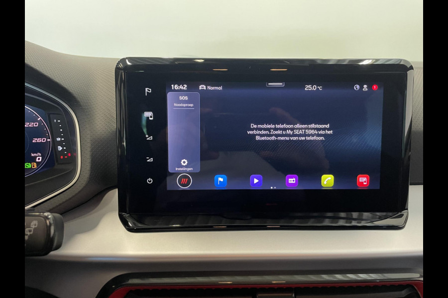 Seat Ibiza 1.0 110pk TSI DSG FR | DEMO ! | Climate control Cruise control LED Voorstoelen verwarmd Parkeersensoren Navigatie Apple Carplay/ Android Auto