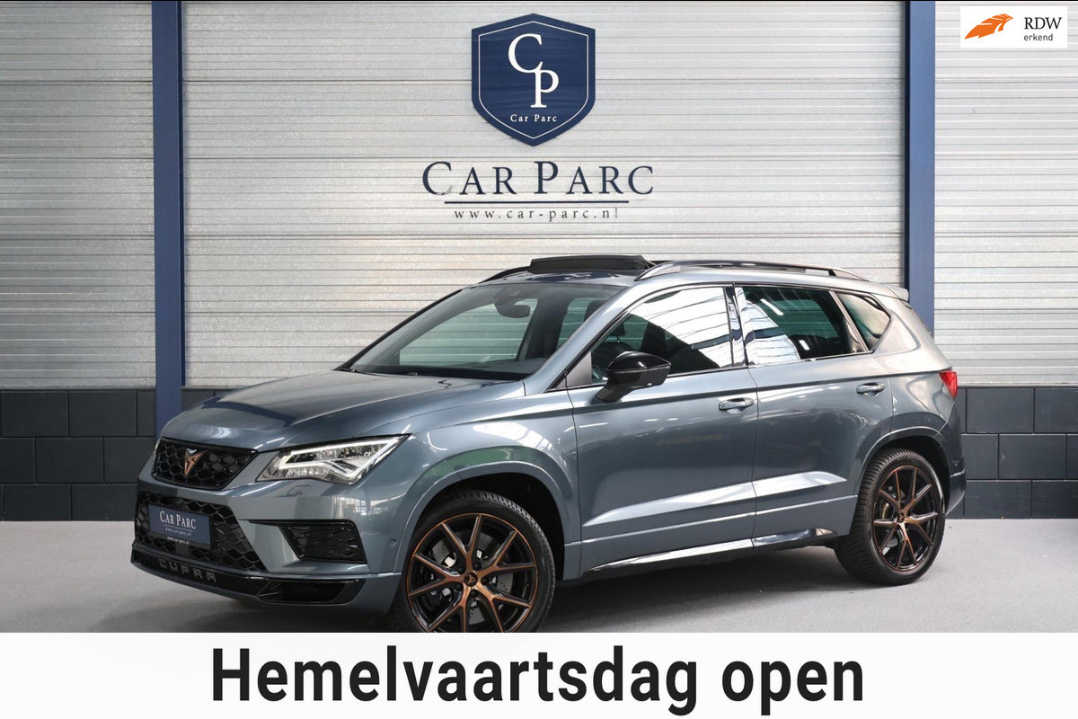 CUPRA Ateca 2.0 TSI 4DRIVE 300+PK LED/VIRTUAL/SFEER/BEATS/PANO/LEER+ALCANTARA+S.VERWARMING/19" LMV/CAM/ACC/ECC/12 MDN GARANTIE!