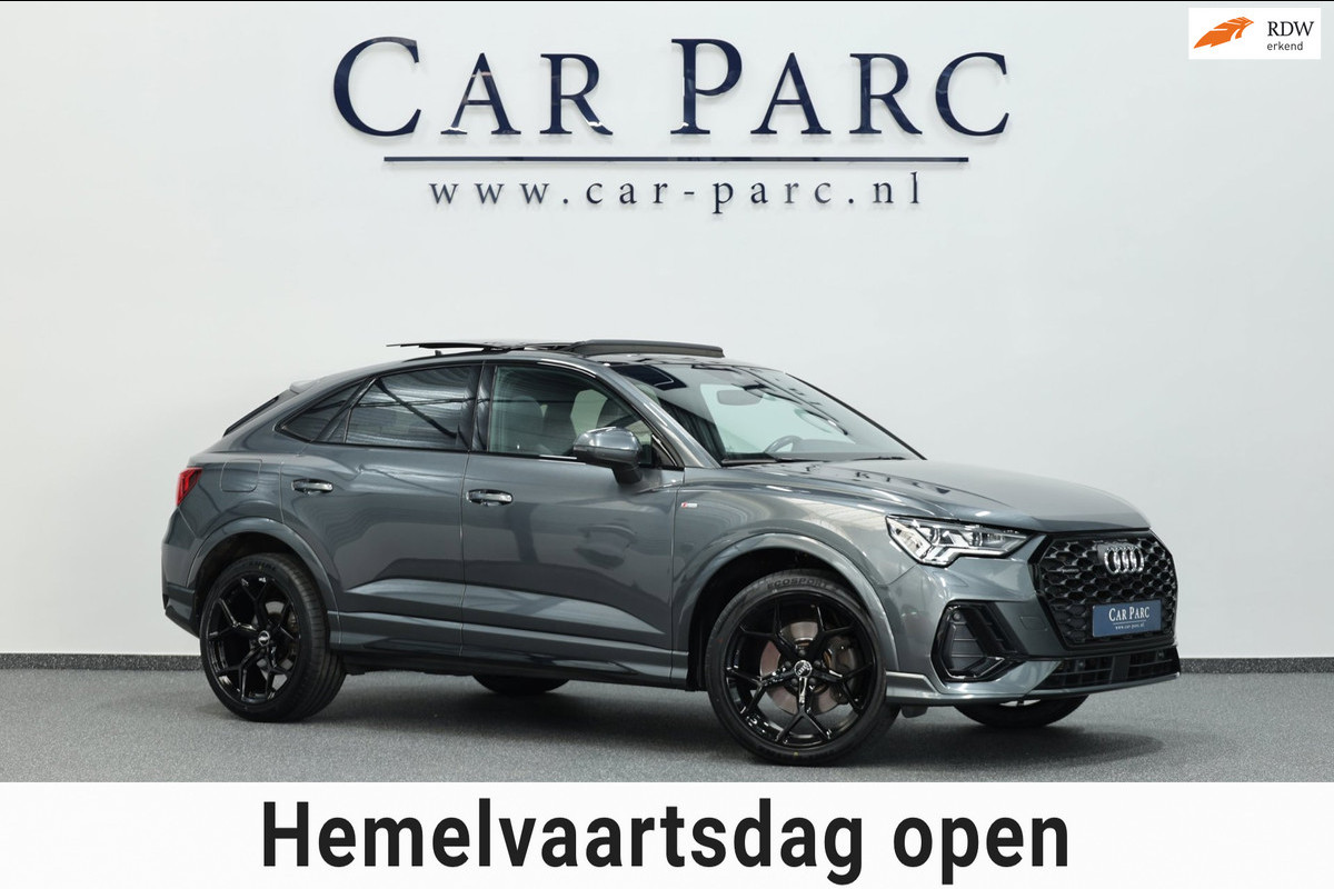 Audi Q3 Sportback 40 TFSI quattro S Edition 190+PK 3x S-LINE/SFEER/VIRTUAL/PANO/HALF LEDER+S.VERWARMING/20"LMV/ACC/12 MND GARANTIE