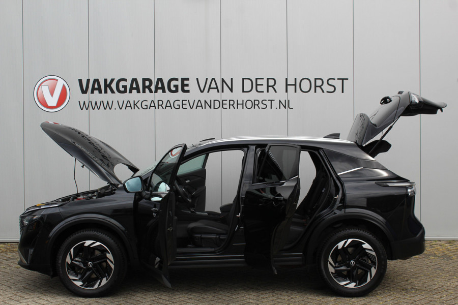 Nissan QASHQAI 1.3-158pk MHEV Xtronic N-Connecta AUTOMAAT ! Gun u het comfort en gemak van deze prachtige automaat ! Navigatie, Cruise Cntrl, Autm. airco dual, Camera, Dodehoek assist, Winter Pack, All Season banden, Digitaal dashboard, LED verlichting etc.