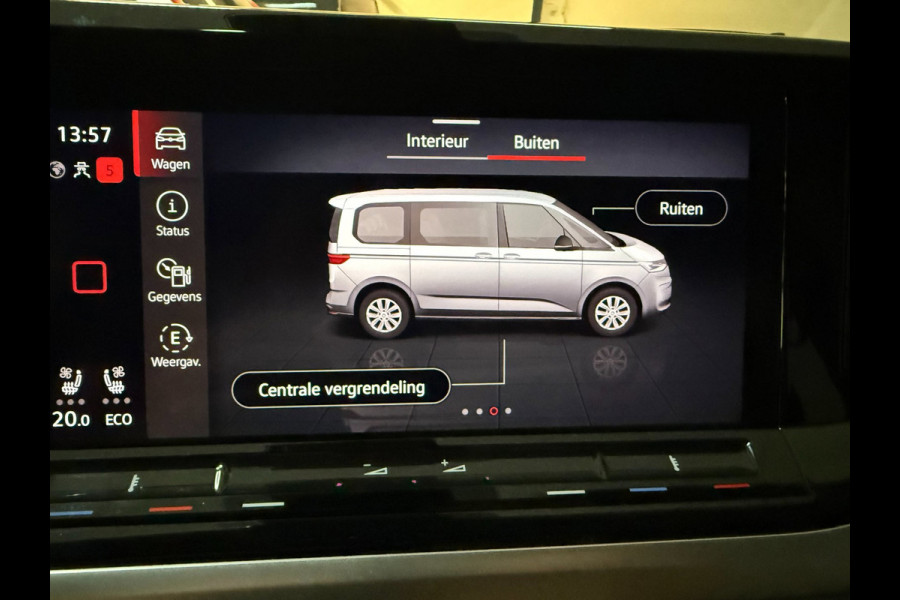 Volkswagen Multivan 1.4 eHybrid BULLI ADAPTIVE-ONDERSTEL/STOELMASSAGE+VENTILATIE/LEDER/H-KARDON/H-UP/DAB/TREKH/CARPLAY///