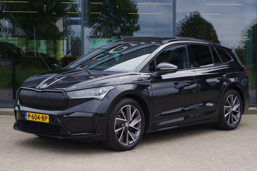 Škoda ENYAQ iV 60 Sportline 180 PK, 90% SOH, Panoramadak, Adap. Cruise Control, Stoelverwarming, Camera