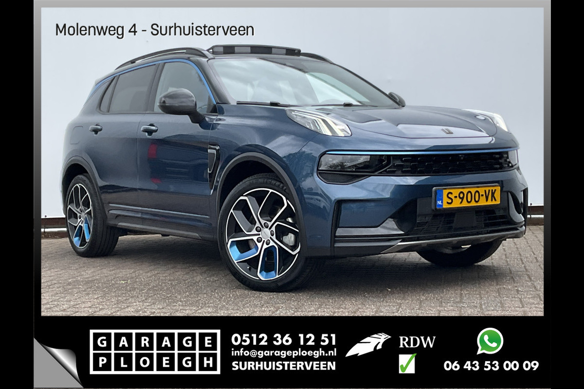 Lynk & Co 01 1.5 PHEV 262PK Adapt.Cruise Zwarte Hemel 360° Cam Carplay Plug-in Stoelverw Vol opties!