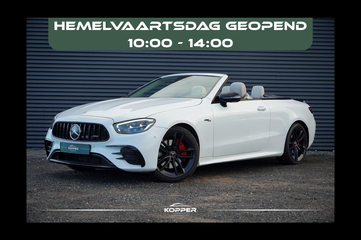 Mercedes-Benz E-Klasse Cabrio 300 AMG Line / 53 AMG Uitgevoerd / Carbon / Stoelverwarming