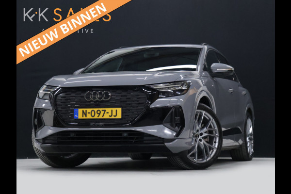 Audi Q4 e-tron 40 Launch edition S Competition 77 kWh [TREKHAAK UITKLAPBAAR, MEMORY SEATS, HEAD-UP DISPLAY, SONOS SOUND, CAMERA, STOELVERWARMING, APPLE CARPLAY, ADAPTIVE CRUISE, ELEKTRISCHE ACHTERKLEP, NIEUWSTAAT]