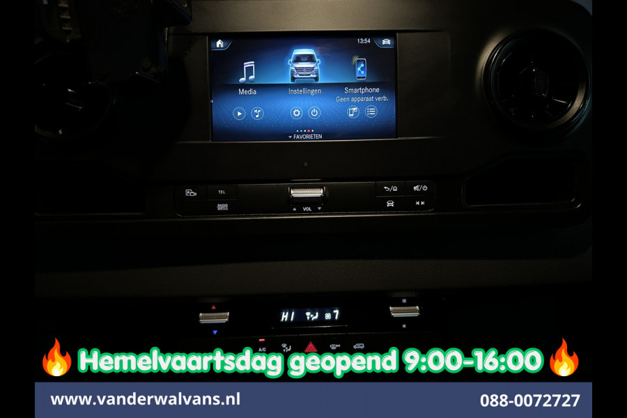 Mercedes-Benz Sprinter 316 CDI 164pk L2H2 Inrichting Euro6 Airco | Camera | 3500kg Trekhaak | Apple Carplay Cruisecontrol, Android Auto, Trilplaat kraan, Parkeersensoren