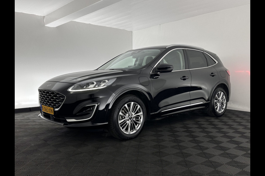 Ford Kuga 2.5 PHEV Vignale (Plug-in) (INCL-BTW) Aut. *LEATHER | ADAPTIVE-CRUISE | FULL-LED | DIGI-COCKPIT | KEYLESS | DAB | CARPLAY | NAVI-FULLMAP | MEMORY-PACK | HEATED-COMFORTSEATS | PRIVACYGLASS | TOWBAR | 18''ALU*