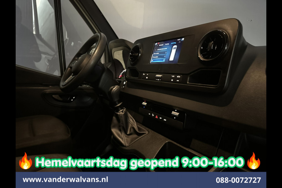 Mercedes-Benz Sprinter 315 CDI 150pk L3H2 Euro6 Airco | Camera | Apple Carplay | Android Auto 270gr Achterdeuren, Parkeersensoren, Bijrijdersbank