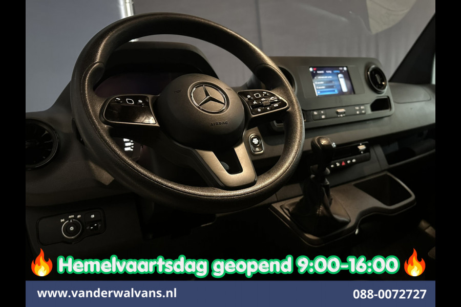 Mercedes-Benz Sprinter 315 CDI 150pk L3H2 Euro6 Airco | Camera | Apple Carplay | Android Auto 270gr Achterdeuren, Parkeersensoren, Bijrijdersbank