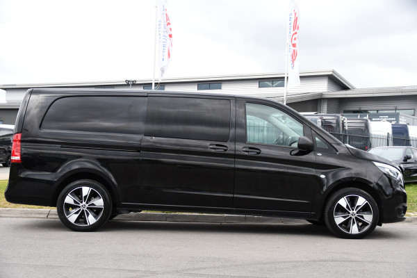 Mercedes-Benz Vito 116 CDI L3 DC Black Edition Cruise, Camera, Carplay, LED, 164pk, Leder, Stoelverwarming, Multimedia, Uniek!