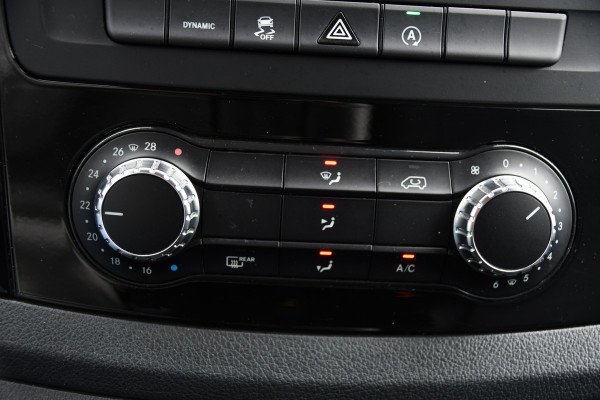 Mercedes-Benz Vito 116 CDI L3 DC Black Edition Cruise, Camera, Carplay, LED, 164pk, Leder, Stoelverwarming, Multimedia, Uniek!