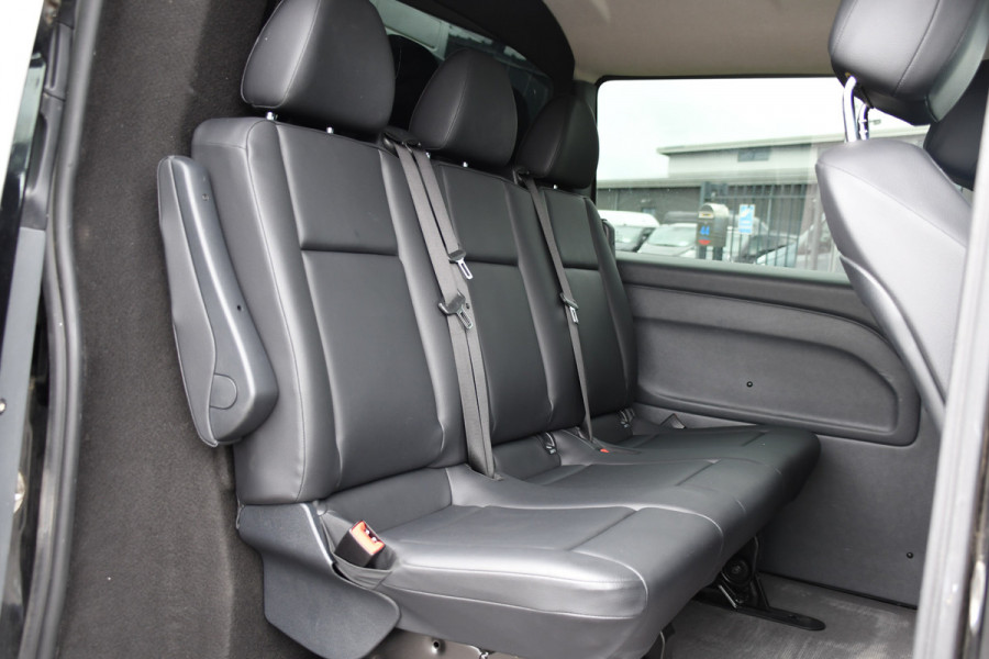 Mercedes-Benz Vito 116 CDI L3 DC Black Edition Cruise, Camera, Carplay, LED, 164pk, Leder, Stoelverwarming, Multimedia, Uniek!