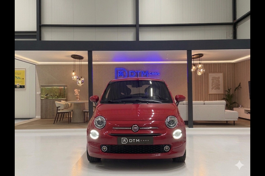 Fiat 500 1.0 Hybrid Club Cruise Led Navi Carplay Airco Sportstoelen Leder