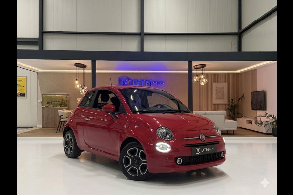 Fiat 500 1.0 Hybrid Club Cruise Led Navi Carplay Airco Sportstoelen Leder