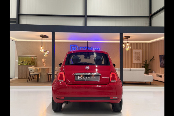 Fiat 500 1.0 Hybrid Club Cruise Led Navi Carplay Airco Sportstoelen Leder