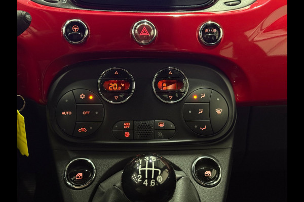 Fiat 500 1.0 Hybrid Club Cruise Led Navi Carplay Airco Sportstoelen Leder