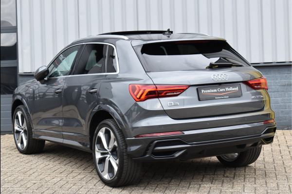 Audi Q3 45 TFSI e S-Line 245 Pk Pano Memory Sfeer Matrix 360 Camera ACC Keyless Vol Lederen Sportstoelen 20 Inch