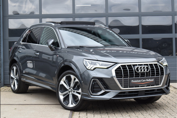 Audi Q3 45 TFSI e S-Line 245 Pk Pano Memory Sfeer Matrix 360 Camera ACC Keyless Vol Lederen Sportstoelen 20 Inch