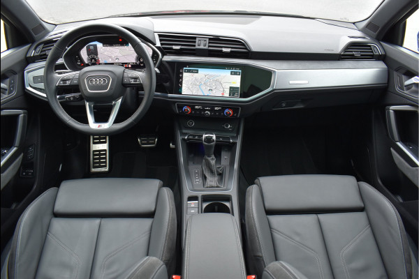 Audi Q3 45 TFSI e S-Line 245 Pk Pano Memory Sfeer Matrix 360 Camera ACC Keyless Vol Lederen Sportstoelen 20 Inch
