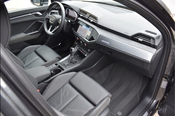 Audi Q3 45 TFSI e S-Line 245 Pk Pano Memory Sfeer Matrix 360 Camera ACC Keyless Vol Lederen Sportstoelen 20 Inch