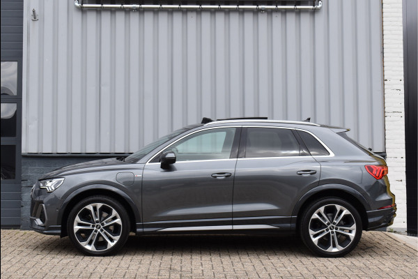 Audi Q3 45 TFSI e S-Line 245 Pk Pano Memory Sfeer Matrix 360 Camera ACC Keyless Vol Lederen Sportstoelen 20 Inch